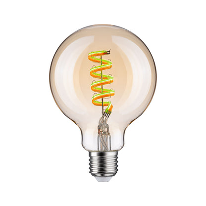Paulmann Filament 230V LED Globe Smart Home Zigbee 3.0  470lm 6,3W RGBW+ dimmbar Gold