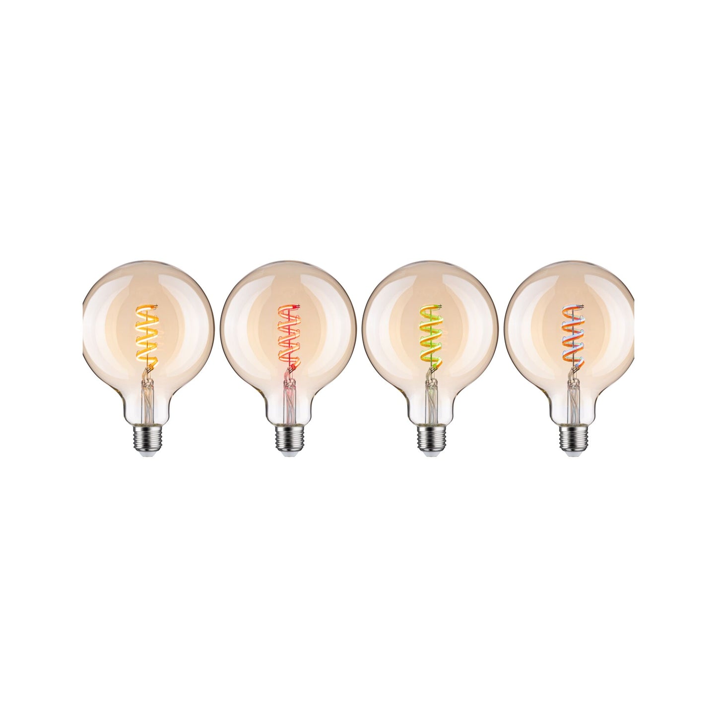 Paulmann Filament 230V LED Globe Smart Home Zigbee 3.0  470lm 6,3W RGBW+ dimmbar Gold