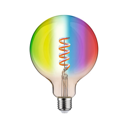 Paulmann Filament 230V LED Globe Smart Home Zigbee 3.0  470lm 6,3W RGBW+ dimmbar Gold