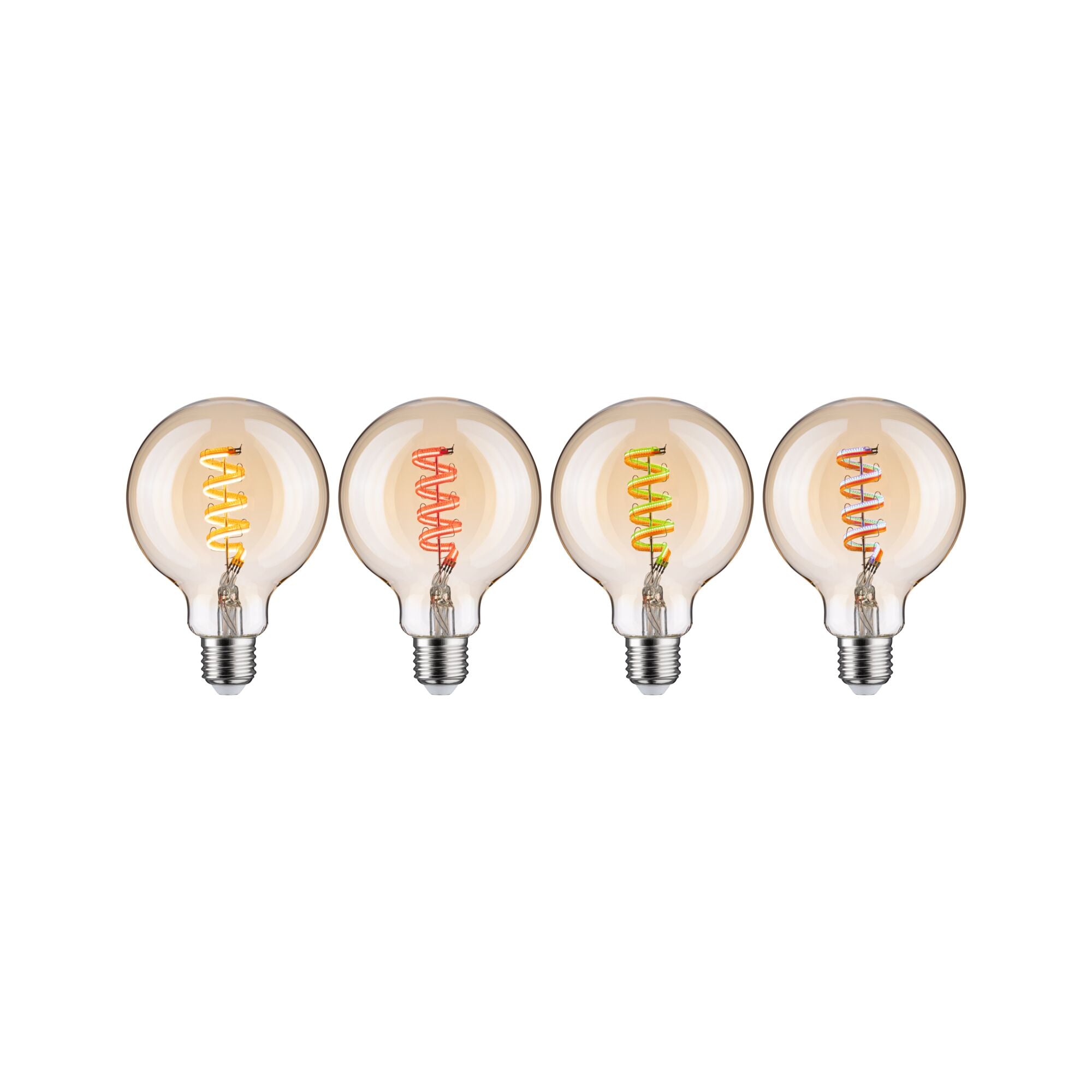 Paulmann Filament 230V LED Globe Smart Home Zigbee 3.0  3x470lm 3x6,3W RGBW+ dimmbar Gold
