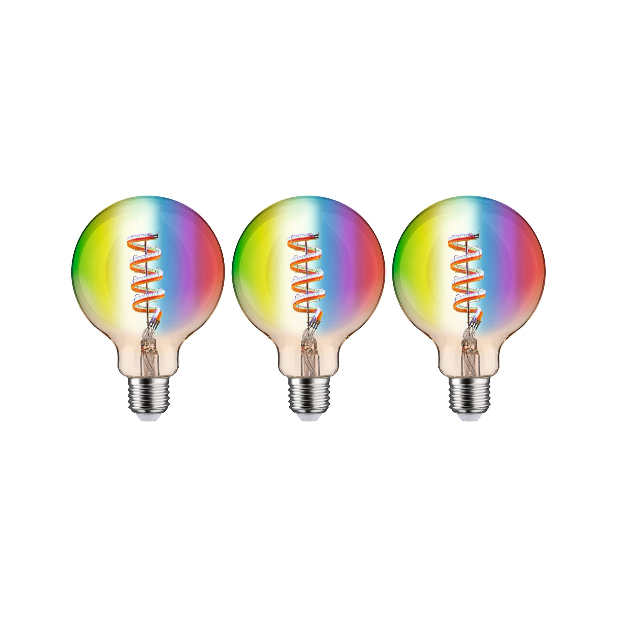 Paulmann Filament 230V LED Globe Smart Home Zigbee 3.0  3x470lm 3x6,3W RGBW+ dimmbar Gold