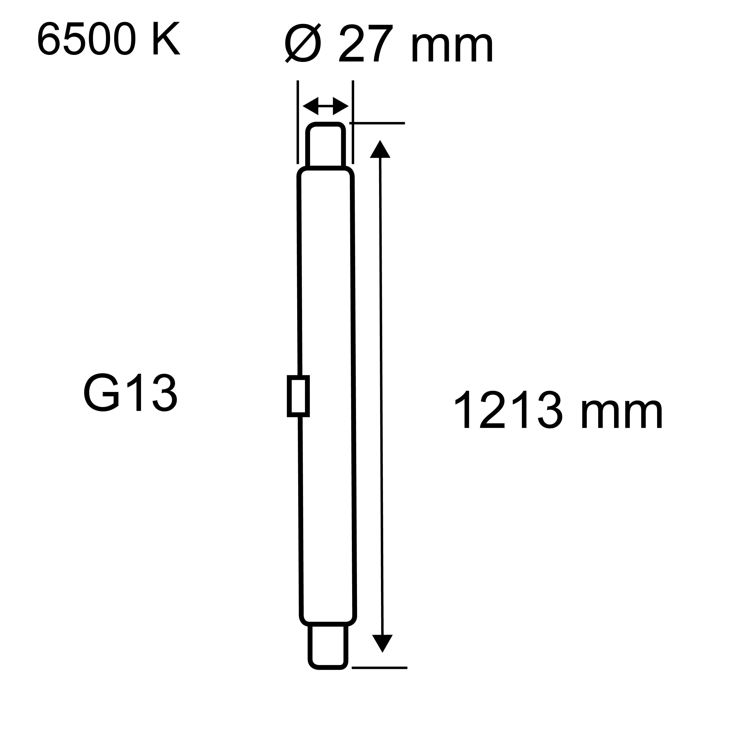 Paulmann LED Röhre  T8 HF 1213mm 2800lm 22W 6500K  Opal