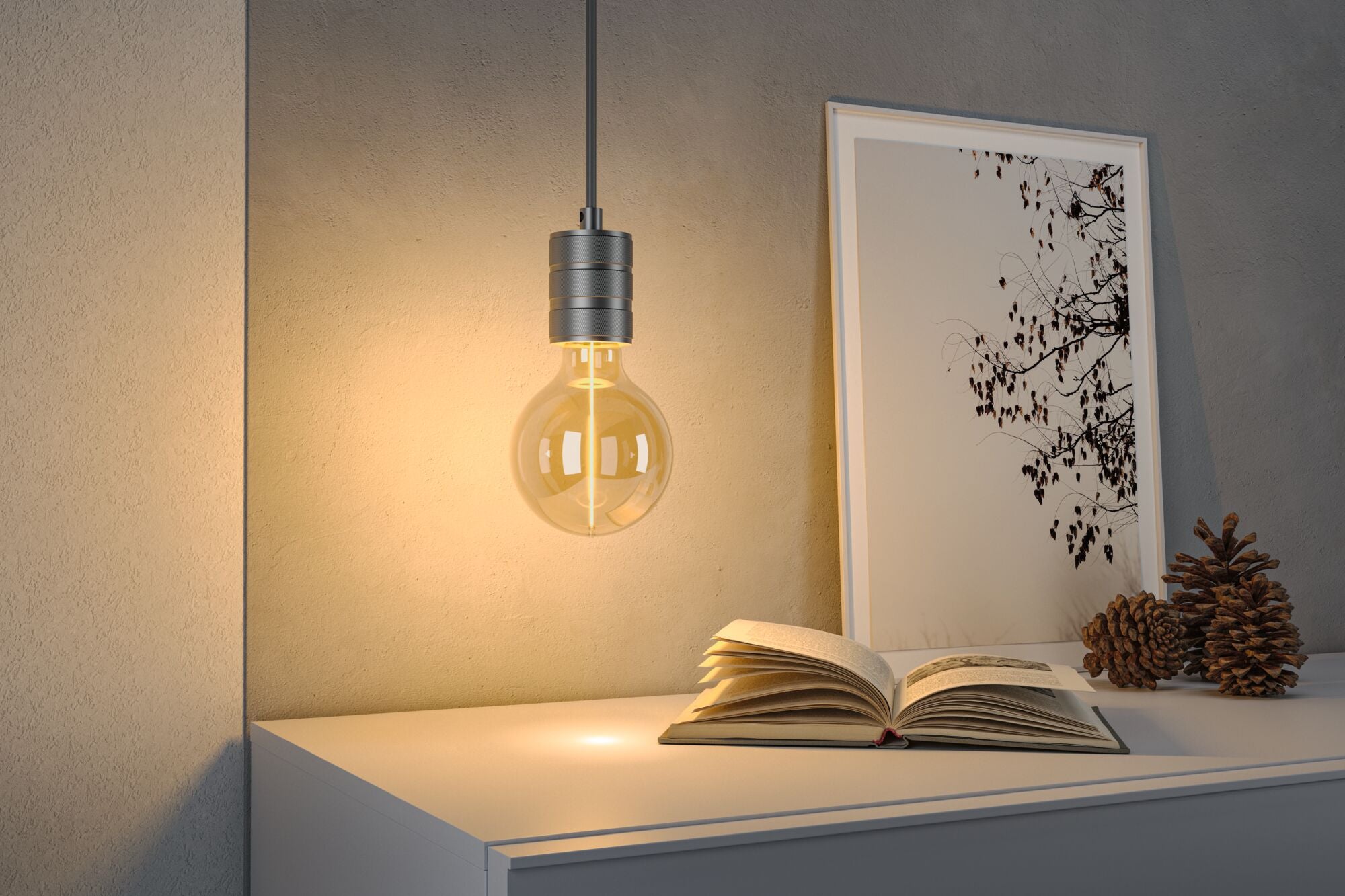 Paulmann Floating Shine Standard 230V LED Globe 140lm 2,8W 1800K  Gold