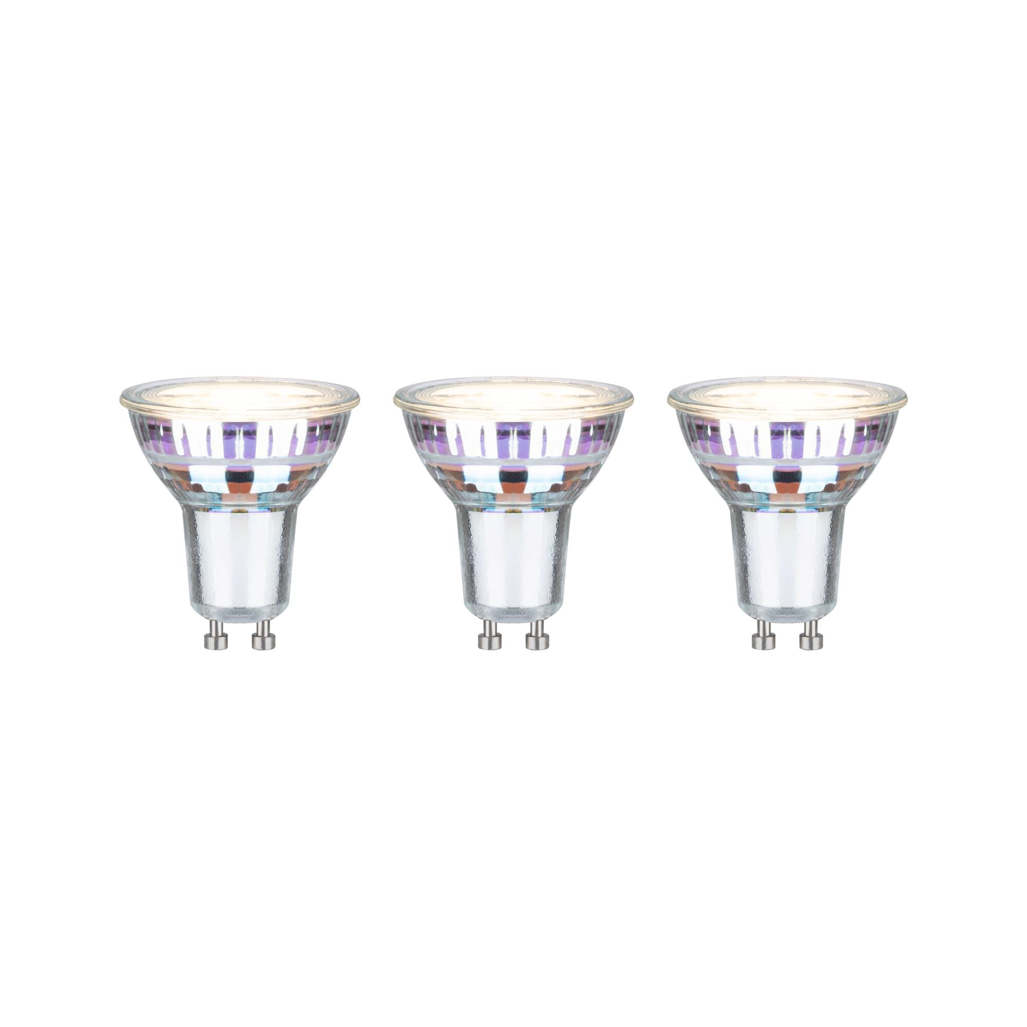 Paulmann Eco-Line Standard 230V LED Reflektor 3er-Set 3x450lm 3x2,5W 3000K  Silber