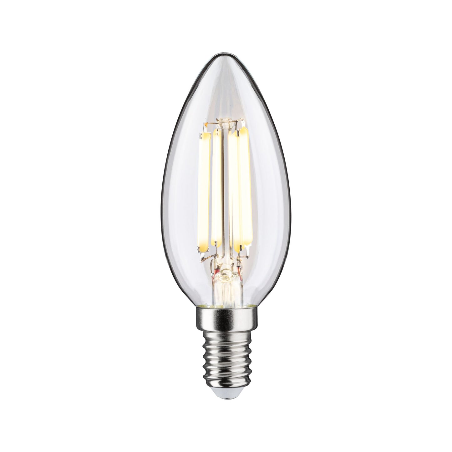 Paulmann Eco-Line Filament 230V LED Kerze 1er-Set  98mm 525lm 2,5W 3000K  Klar