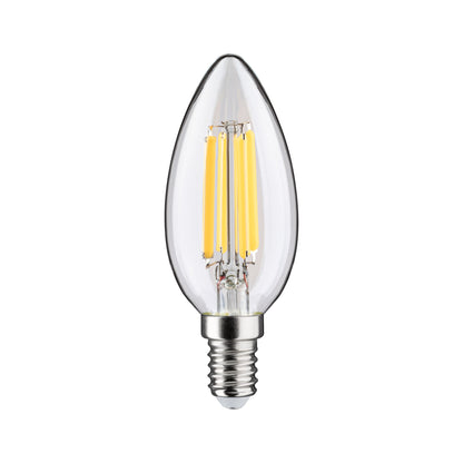 Paulmann Eco-Line Filament 230V LED Kerze 1er-Set  98mm 525lm 2,5W 3000K  Klar