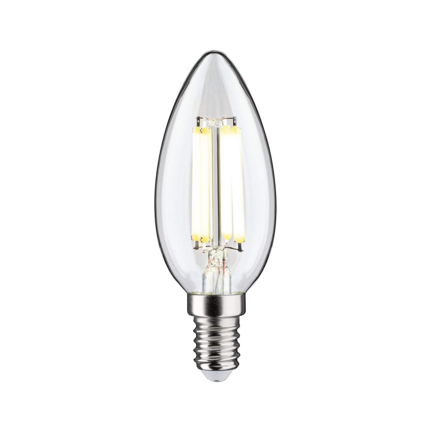 Paulmann Eco-Line Filament 230V LED Kerze 1er-Set  98mm 525lm 2,5W 4000K  Klar