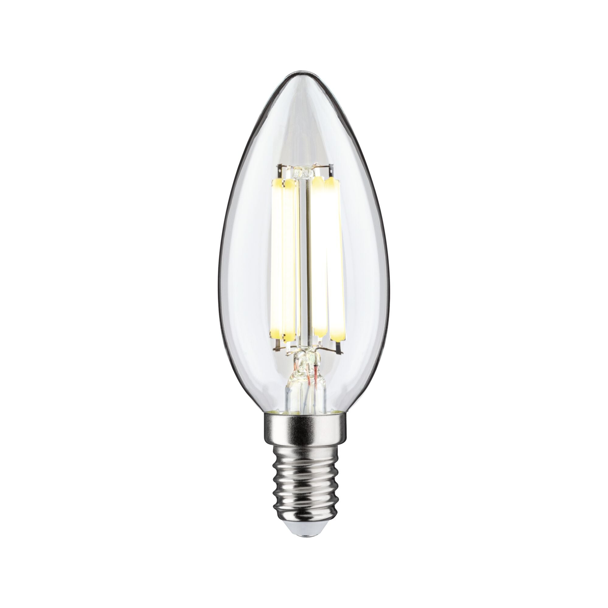 Paulmann Eco-Line Filament 230V LED Kerze 1er-Set  98mm 525lm 2,5W 4000K  Klar