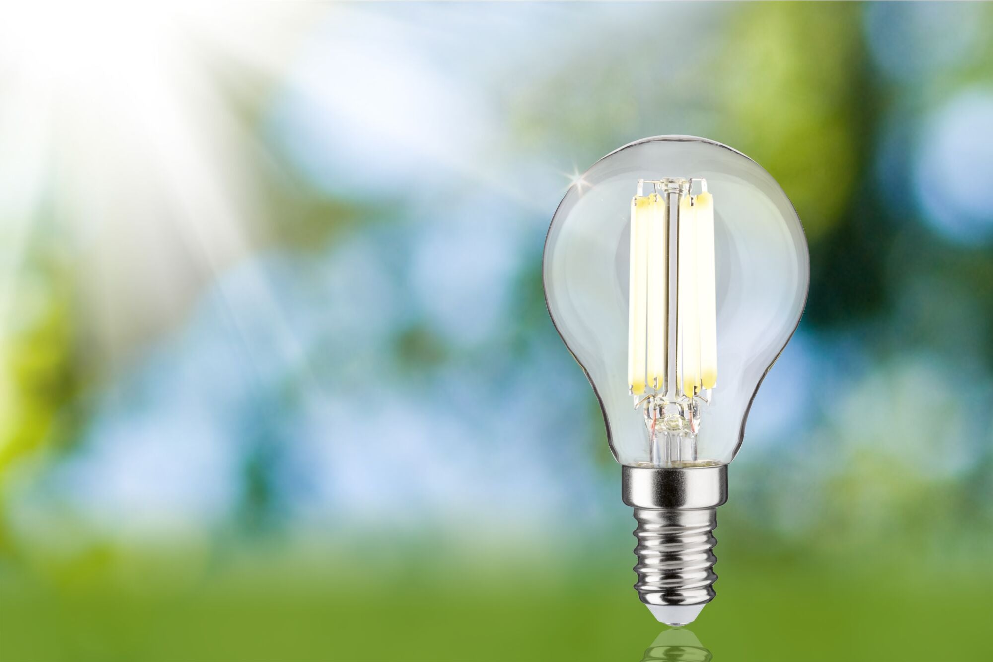 Paulmann Eco-Line Filament 230V LED Tropfen 1er-Set  82mm 525lm 2,5W 4000K  Klar