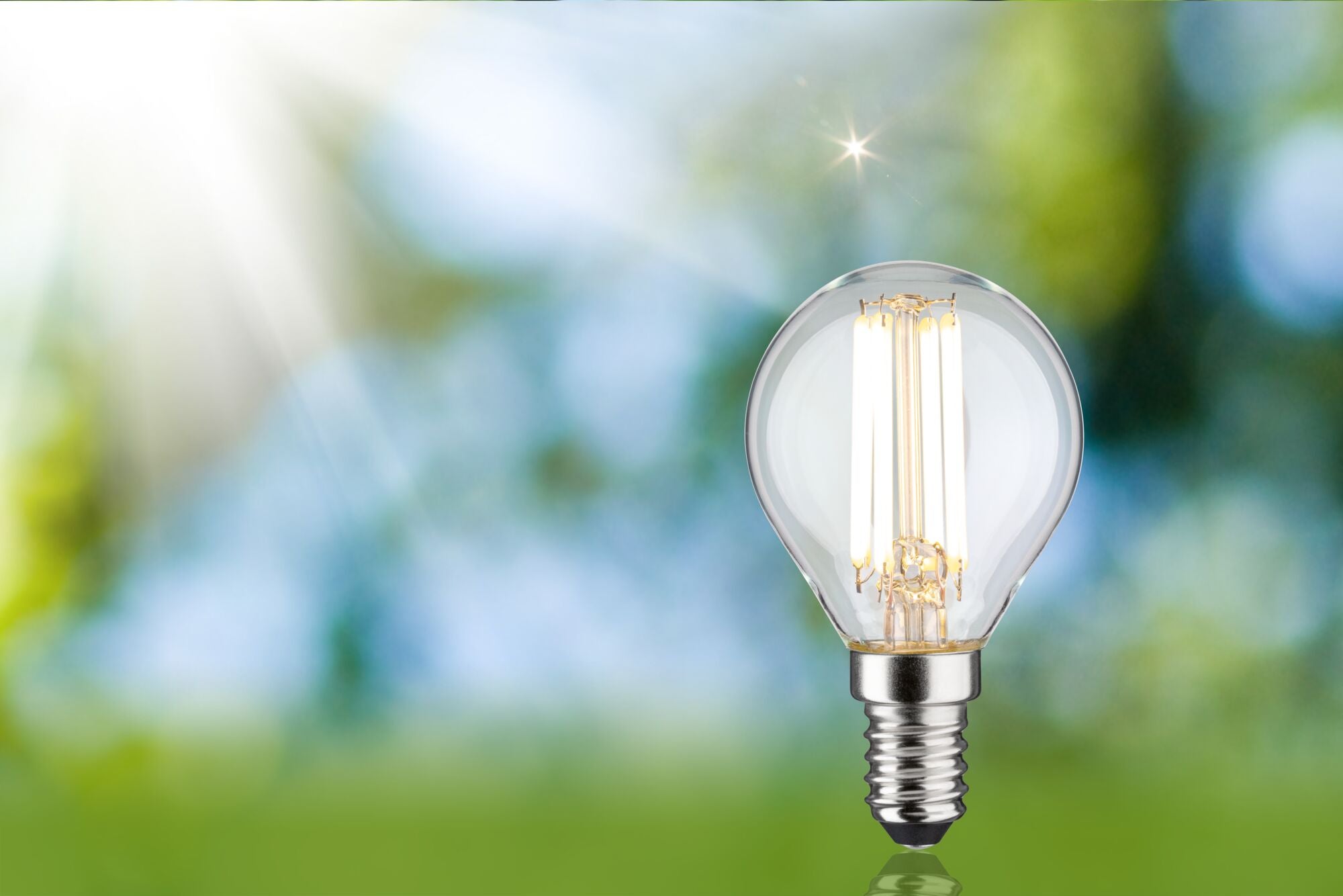 Paulmann Eco-Line Filament 230V LED Tropfen   78mm 840lm 4W 3000K  Klar
