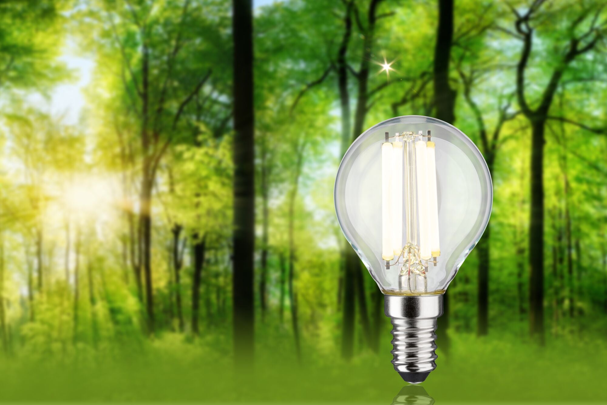 Paulmann Eco-Line Filament 230V LED Tropfen   78mm 840lm 4W 4000K  Klar
