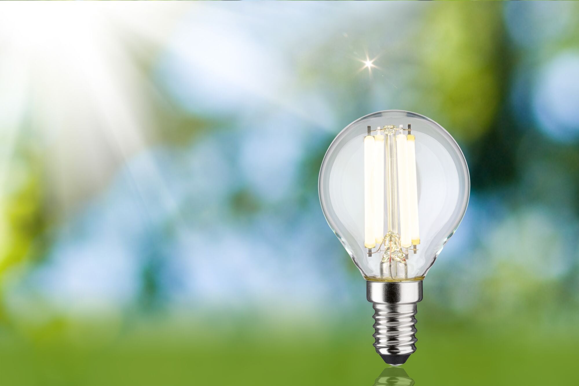 Paulmann Eco-Line Filament 230V LED Tropfen   78mm 840lm 4W 4000K  Klar