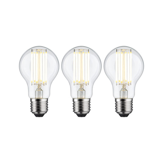 Paulmann Eco-Line Filament 230V LED Birne 3er-Set 1055lm 5W 3000K  Klar