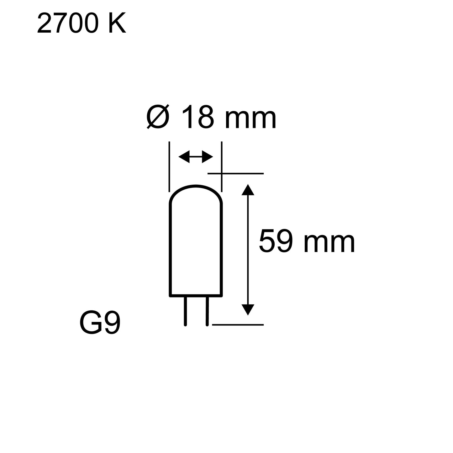 Paulmann Standard 230V LED Stiftsockel 550lm 4,2W 2700K dimmbar Klar