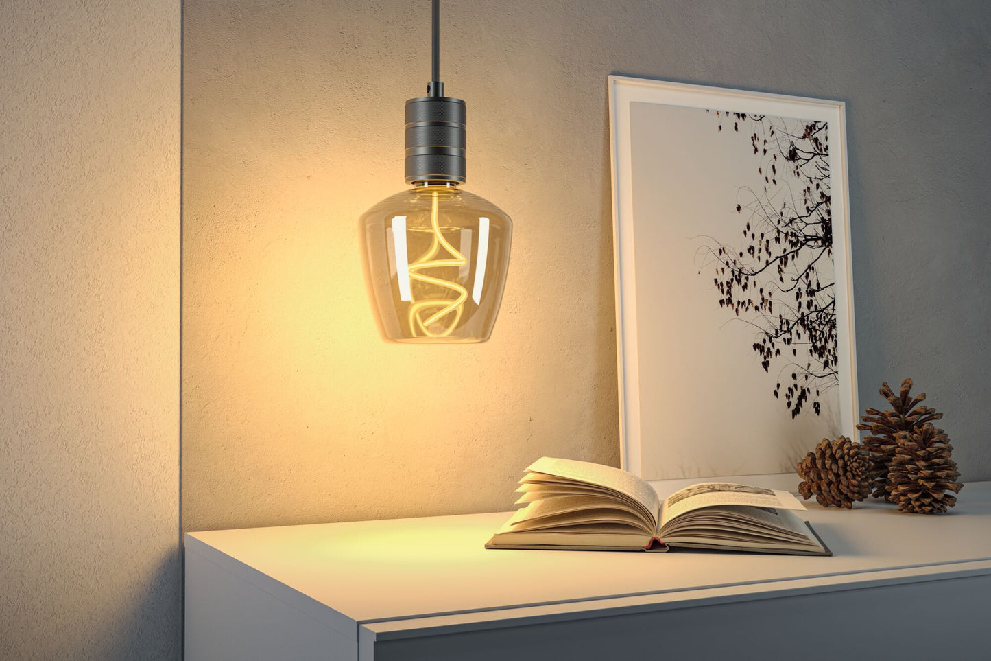 Paulmann Floating Shine Standard 230V LED Globe 250lm 4W 1800K dimmbar Gold