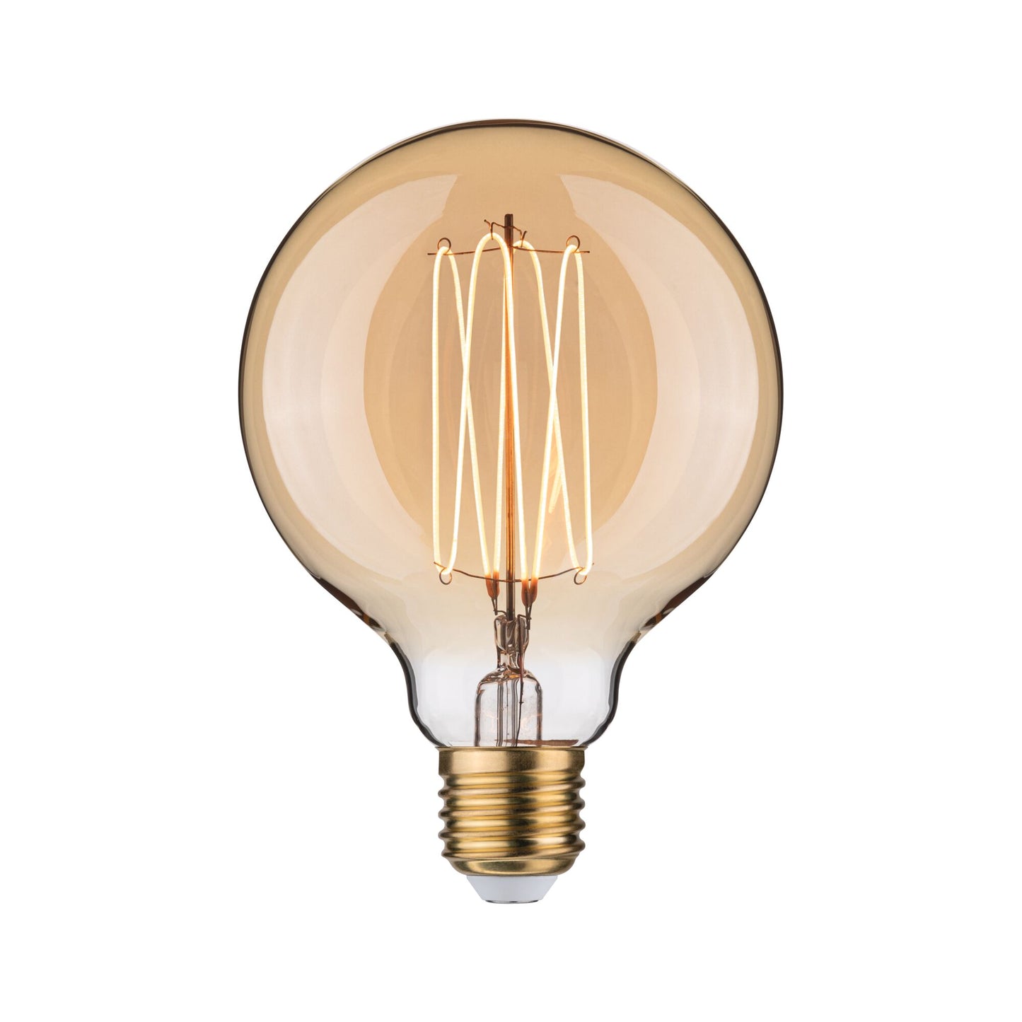 Paulmann Rustic Shine Standard 230V LED Globe Filament in I-Form 300lm 4,2W 1800K dimmbar Gold
