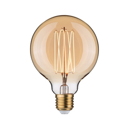 Paulmann Rustic Shine Standard 230V LED Globe Filament in I-Form 300lm 4,2W 1800K dimmbar Gold