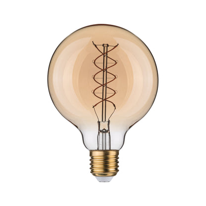 Paulmann Rustic Shine Standard 230V LED Globe Filament in S-Form 300lm 4,2W 1800K dimmbar Gold