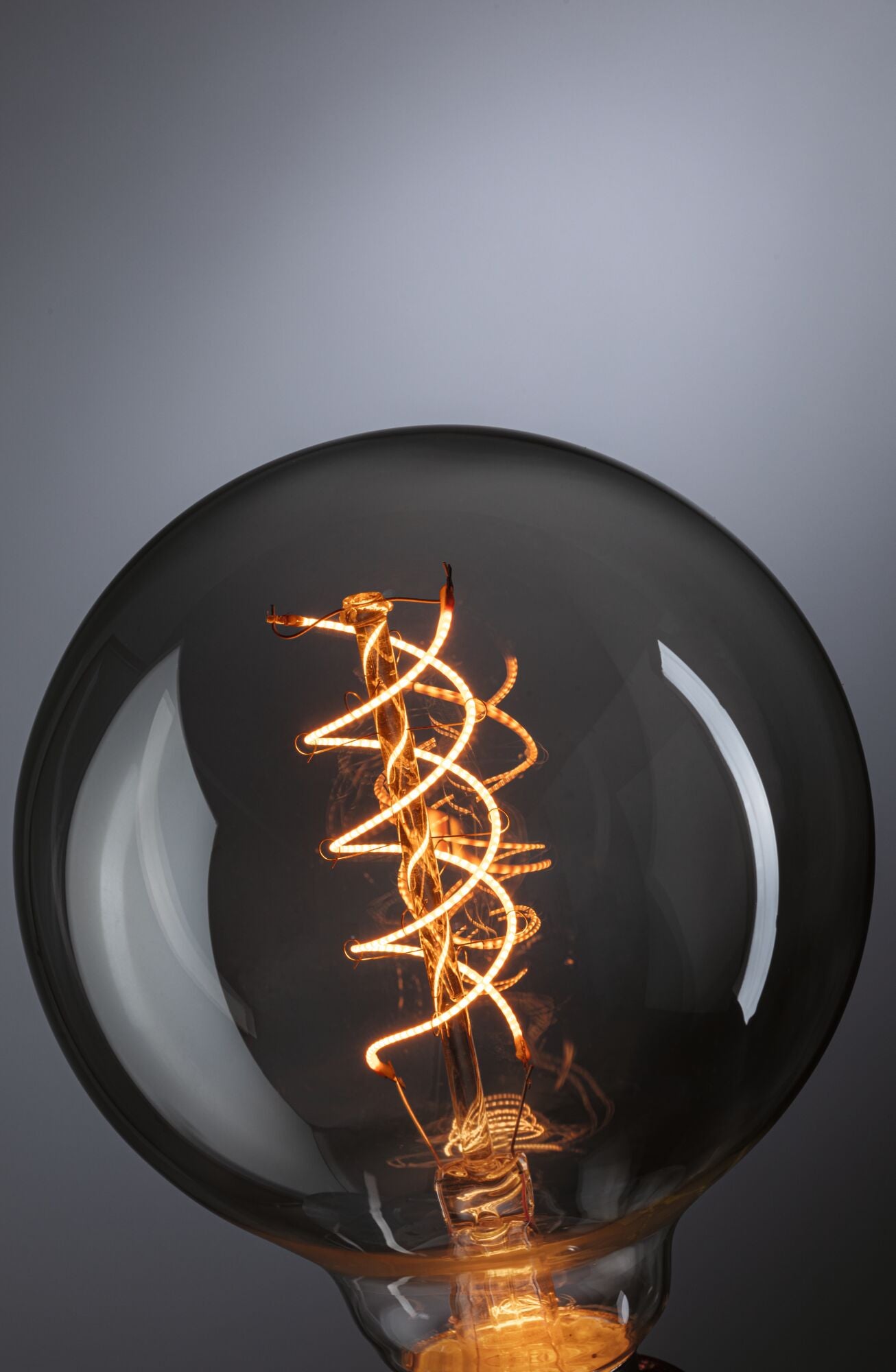 Paulmann Rustic Shine Standard 230V LED Globe Filament in S-Form 170lm 4,2W 1800K dimmbar Rauchglas