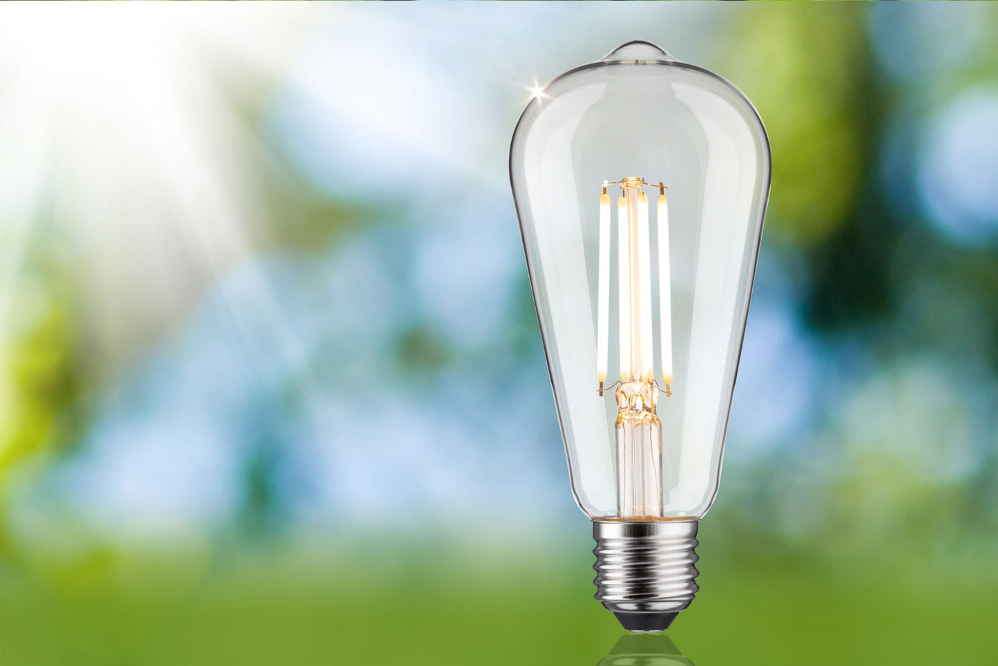 Paulmann Eco-Line Filament 230V LED Kolben 806lm 4,3W 3000K dimmbar Klar