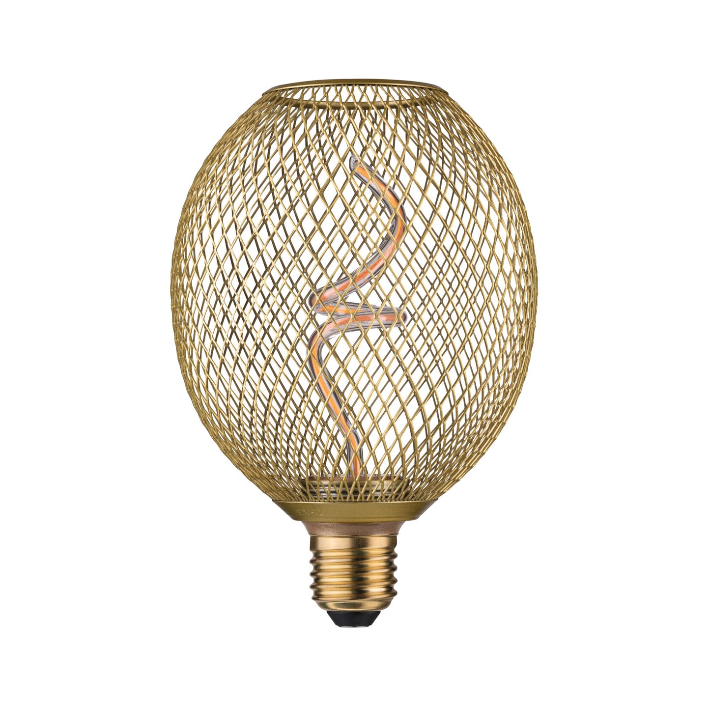 Paulmann Metallic Glow Standard 230V LED Globe 180lm 4W 1800K dimmbar Messing