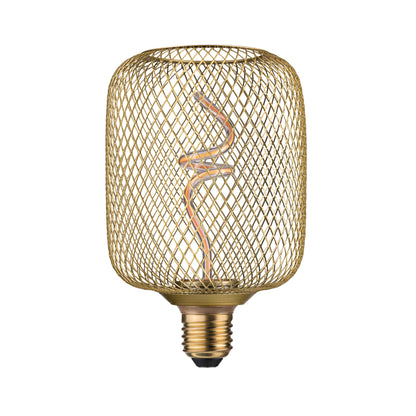 Paulmann Metallic Glow Standard 230V LED Leuchtmittel Zyl 180lm 4W 1800K dimmbar Messing