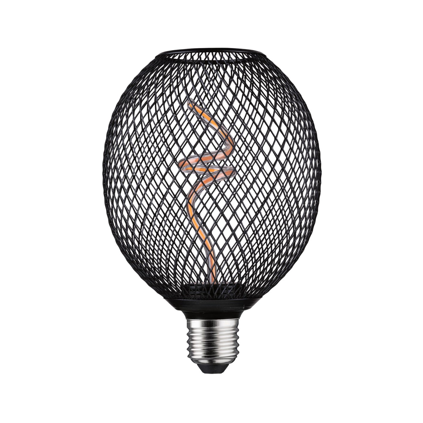 Paulmann Metallic Glow Standard 230V LED Globe 160lm 4W 1800K dimmbar Schwarz