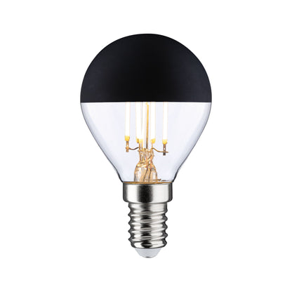 Paulmann Modern Classic Edition Standard 230V LED Tropfen 470lm 4,5W 2700K dimmbar Kopfspiegel Schwarz matt