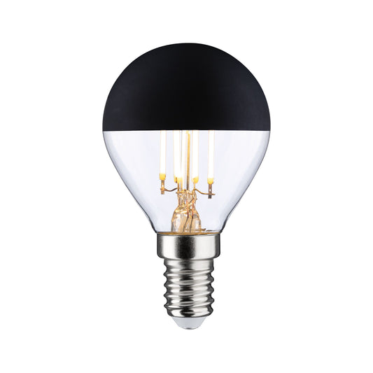 Paulmann Modern Classic Edition Standard 230V LED Tropfen 470lm 4,5W 2700K dimmbar Kopfspiegel Schwarz matt
