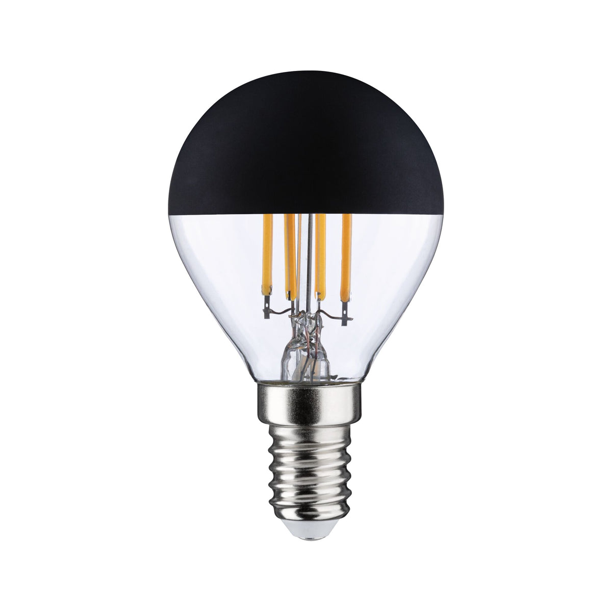Paulmann Modern Classic Edition Standard 230V LED Tropfen 470lm 4,5W 2700K dimmbar Kopfspiegel Schwarz matt