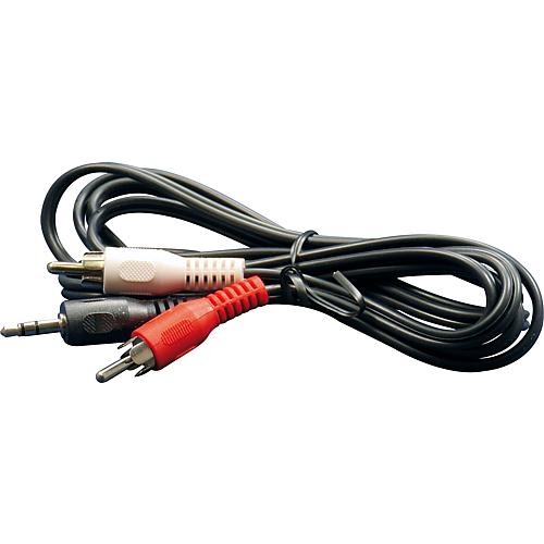 EGB Kabel 2x Cinch-Stecker/3,5 Klinkenst Stereo 1,5 m
