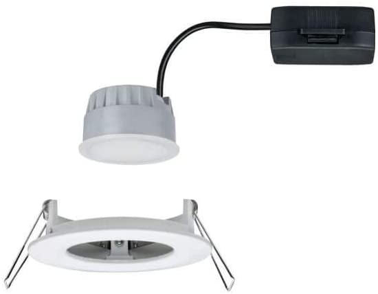 Paulmann EBL Set Nova Coin 3-stepdim rd starr LED 1x6,5W 2700K 230V Weiß matt/Alu