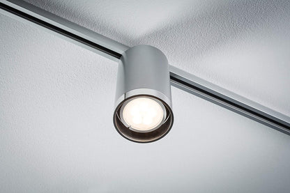 Paulmann URail System LED Spot Tube 1x6,5W GU10 230V Chrom matt/Chrom Met/Kst