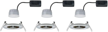 Paulmann EBL Set Nova Coin 3-stepdim rd starr LED 3x6,5W 2700K 230V Eisen geb/Alu