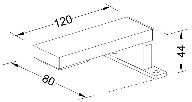 Deko-Light Nunki 2,2W silberfarben Chrom