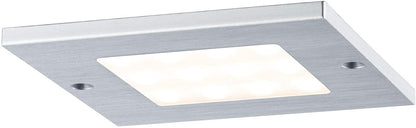 Paulmann Möbel ABL Set Leaf eckig LED 3x4,7W 20VA 230/12V 80x80mm Alu geb./Alu