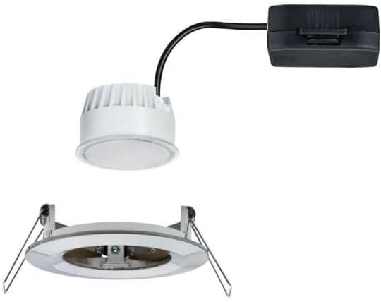 Paulmann EBL Set Nova Coin rund starr LED 1x6,5W 2700K 230V Eisen geb/Alu