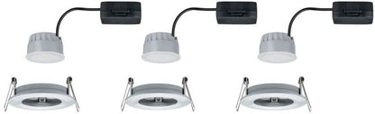 Paulmann EBL Set Nova Coin 3-stepdim rd starr LED 3x6,5W 2700K 230V Alu ged/Alu