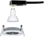 Paulmann EBL Set Nova rund starr LED IP44 1x6,5W 2700K 230V GU10 51mm Alu ged/Alu