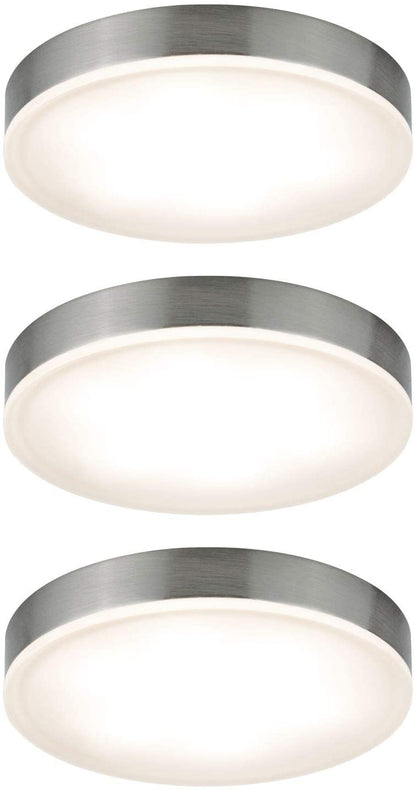 Paulmann Möbel ABL Set Unity rund LED 3x4,5W 15VA 230V/700mA 75mm Eisen geb./Met.Acr