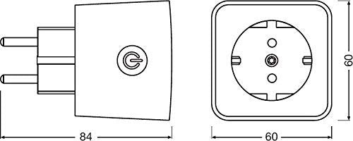 Osram Smart+ Plug Indoor Funksteckdose ZB ZigBee schaltbare Steckdose Smart Home