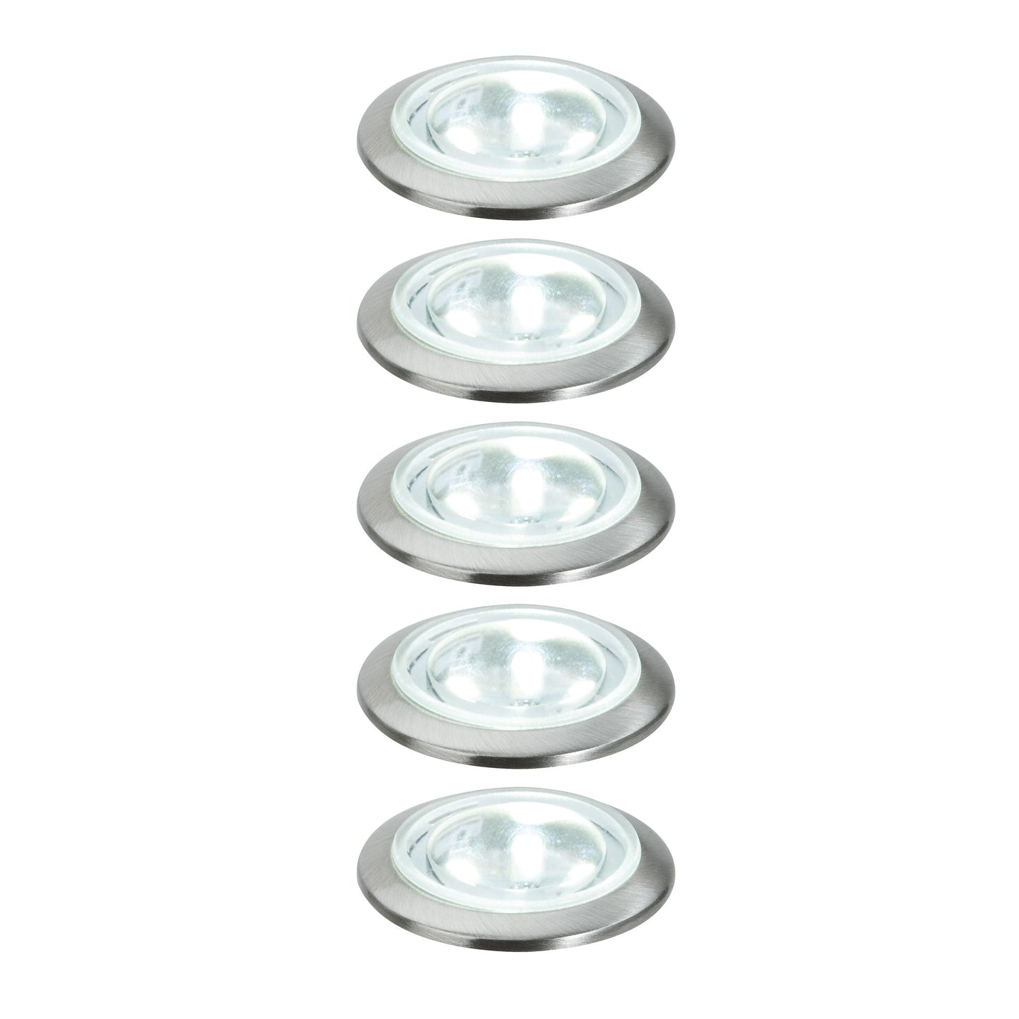 TIP NP Mini EBL LED rund 5x0,5W 3,6VA 230/12V 35mm Eisen geb./ Metall