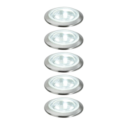 TIP NP Mini EBL LED rund 5x0,5W 3,6VA 230/12V 35mm Eisen geb./ Metall