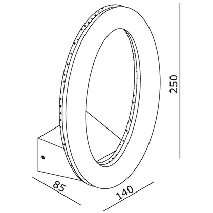 Deko-Light Oval 7,7W Silber gebürstet