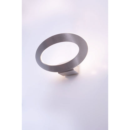 Deko-Light Oval II 7,7W Silber gebürstet