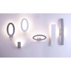 Deko-Light Oval II 7,7W Silber gebürstet