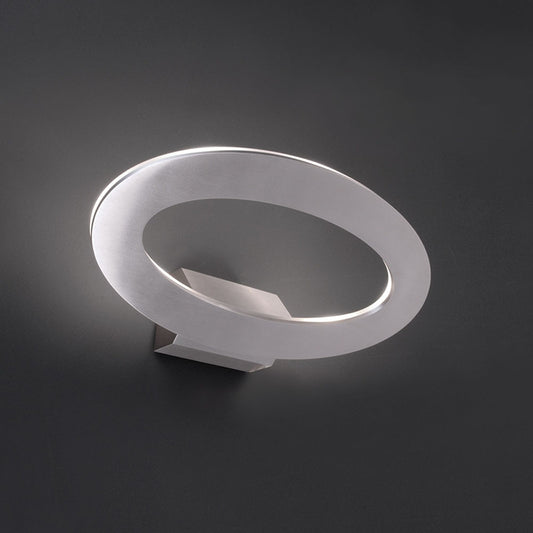 Deko-Light Oval II 7,7W Silber gebürstet