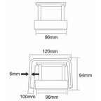 Deko-Light Wandleuchte Crateris I 7,5W 3000K 545lm Weiss