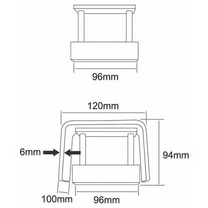 Deko-Light Wandleuchte Crateris I 7,5W 3000K 545lm Weiss