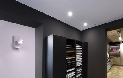 Deko-Light Uni 2 Tilt, 12 W, DIM, 3000 K, Schwarz
